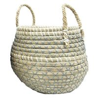 Canasto Decorativo Hierba Marina 30X45 Cm