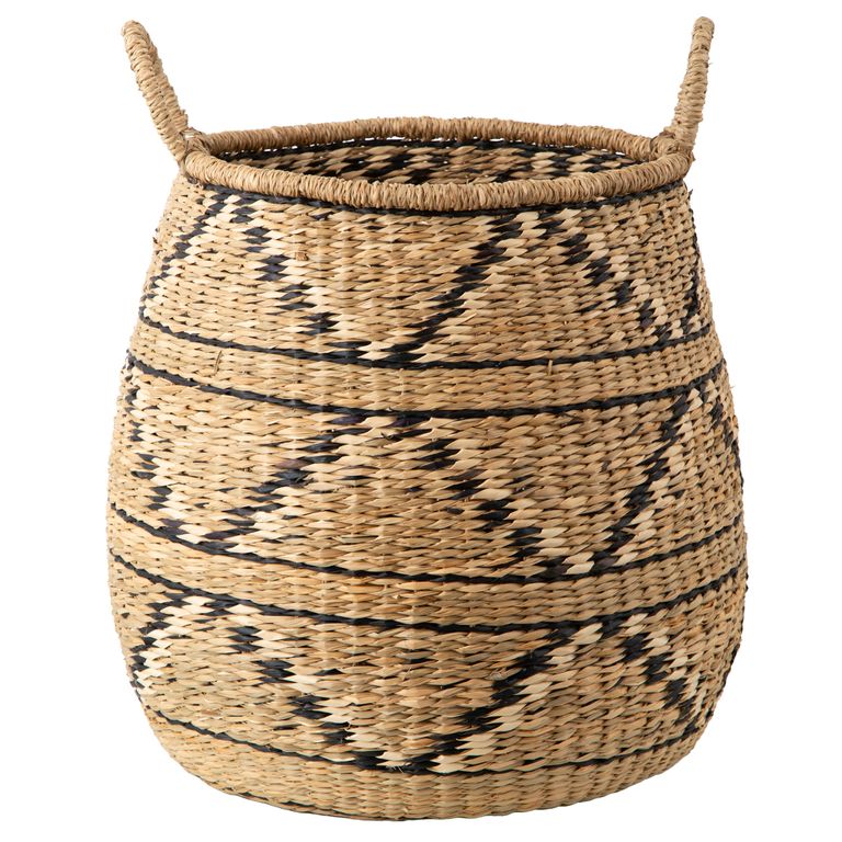 Canasto Decorativo Hierba Marina 43X40 Cm Hogar
