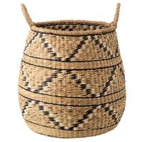 Canasto Decorativo Hierba Marina 43X40 Cm Hogar