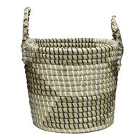 Canasto Decorativo Paracas Hierba Marina 26X21 Cm