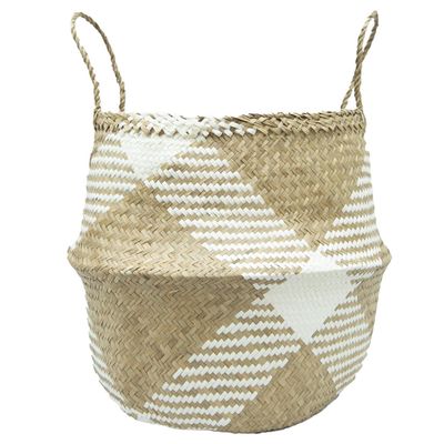 Imagen 2 del producto Canasto Decorativo Hierba Marina 43X30 Cm Boho Chic Hogar