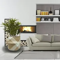 Canasto Decorativo Hierba Marina 43X30 Cm Boho Chic Hogar