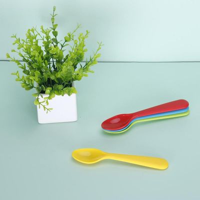 Imagen 2 del producto Set de 4 Cucharas Plásticas Colores Variados 16 cm