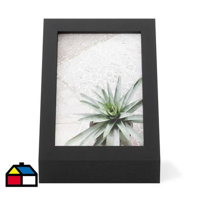 Marco foto podium 14x18 cm negro