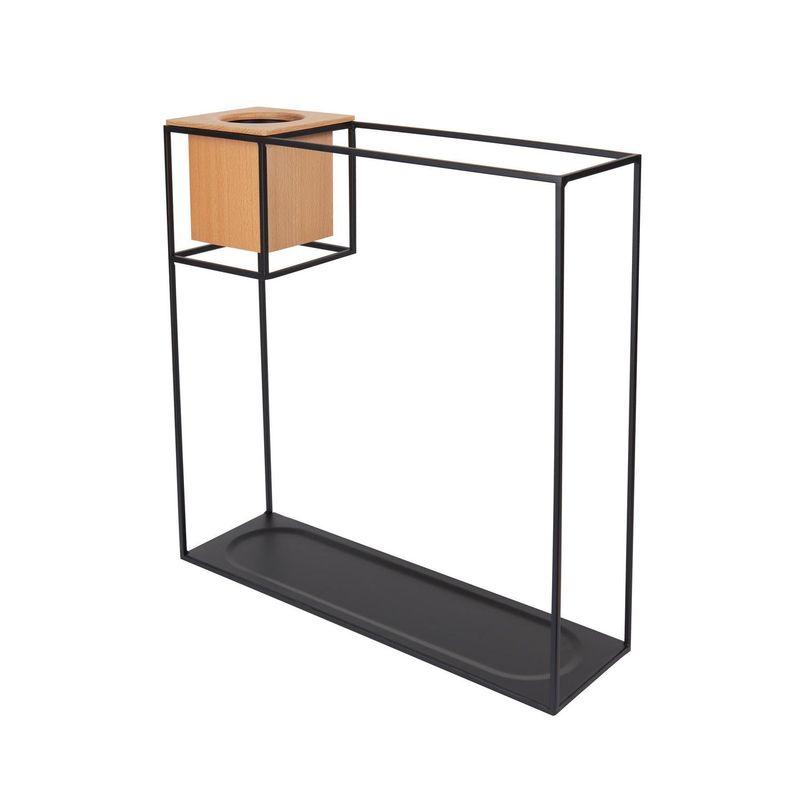 UMBRA - Repisa Cubist Display Acero 1 Nivel(es) 11.43x38.43x38.1 cm Negro
