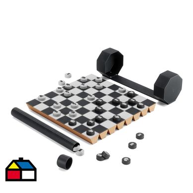 Set ajedrez damas negro Negro