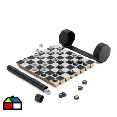 UMBRA - Set de Ajedrez Damas 30.48x30.48x2.54