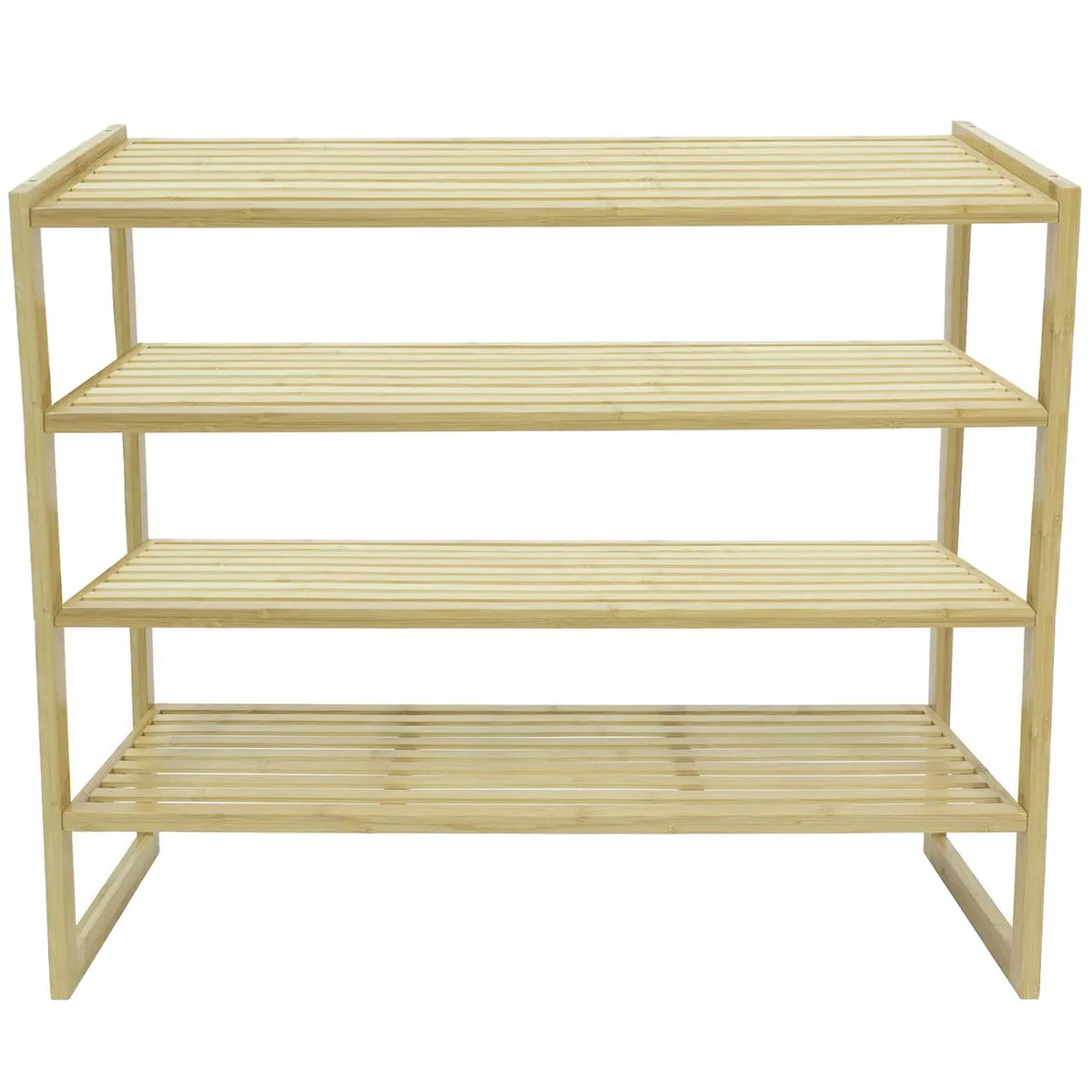 JUST HOME COLLECTION - Zapatera Bambú 4 Nivel(es) 71x59x28 cm Natural