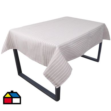 Mantel 160x160 cm rayas