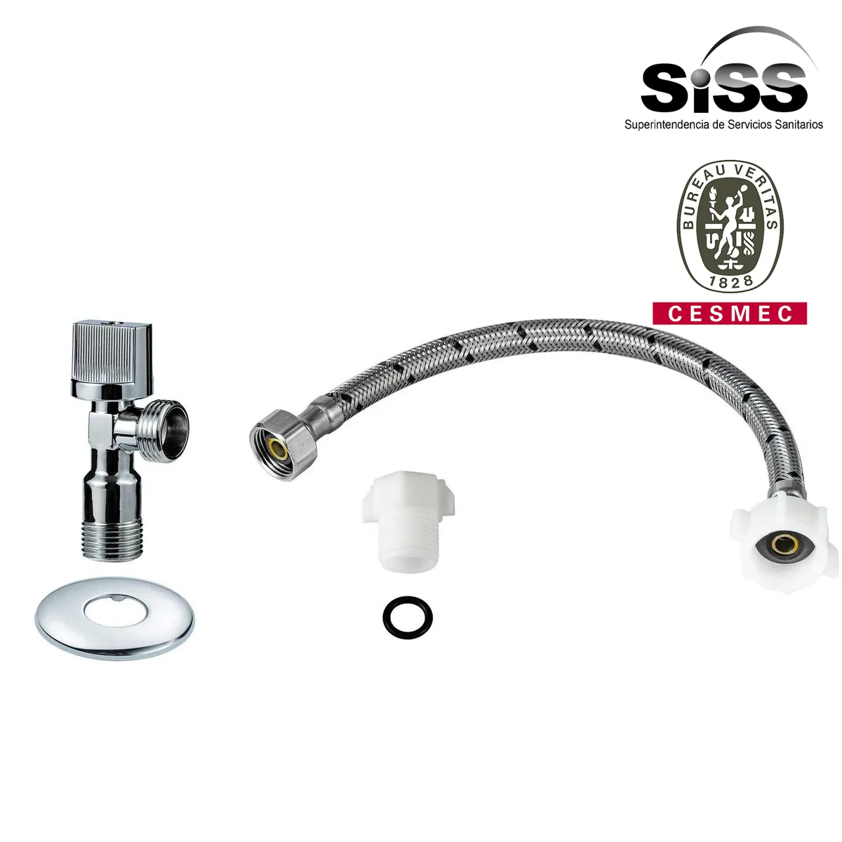 HUMBOLDT - Kit llave angular + flexible