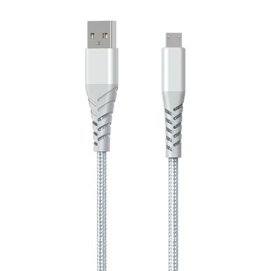 Cable USB A micro 3 metros silver