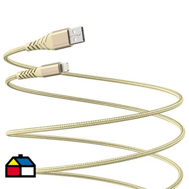 Cable USB a lightning 3 metros gold