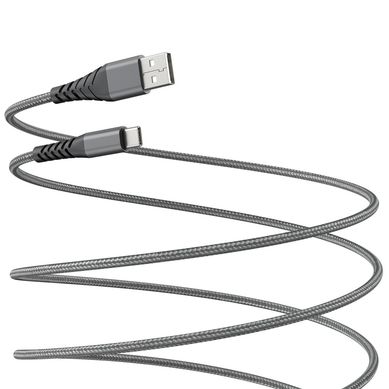 Cable USB a tipo-C 3 metros grafito