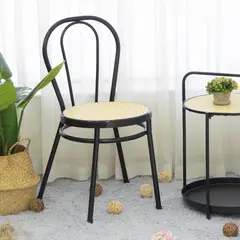 JUST HOME COLLECTION - Silla Metal Beige 85x46x47 cm