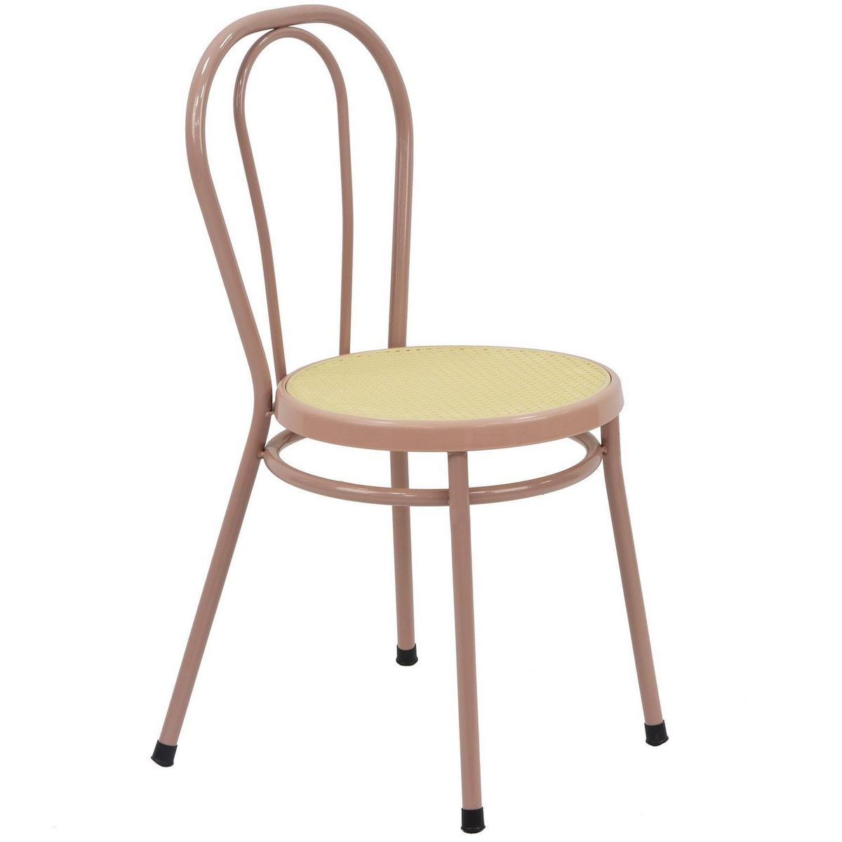 JUST HOME COLLECTION - Silla Metal Rosado 85x46x47 cm