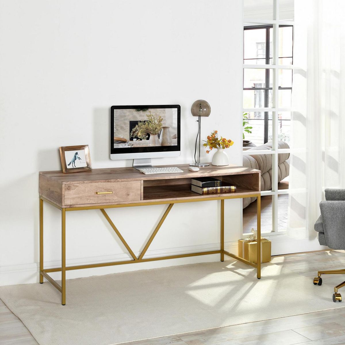 JUST HOME COLLECTION -  Oak 54x77.5x142 cm