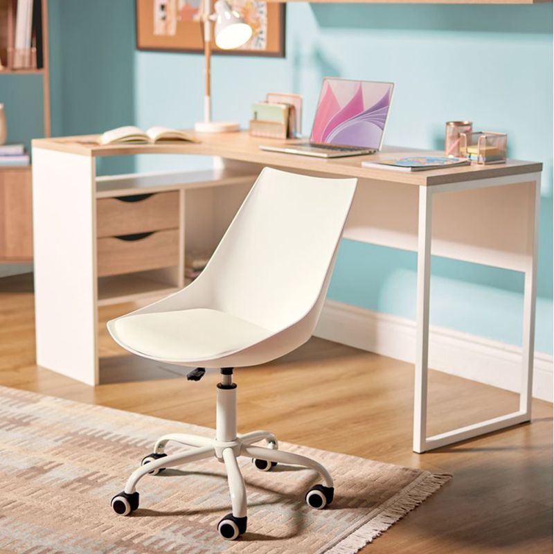 JUST HOME COLLECTION - Silla Escritorio Moorish Blanca
