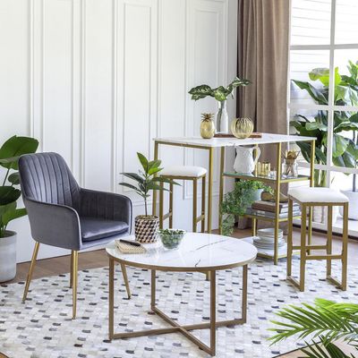 Imagen 2 del producto Poltrona Jaca Gris 85x58x58 cm