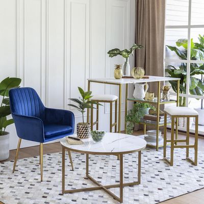 Imagen 2 del producto Silla Jaca Azul 85x58x58 cm