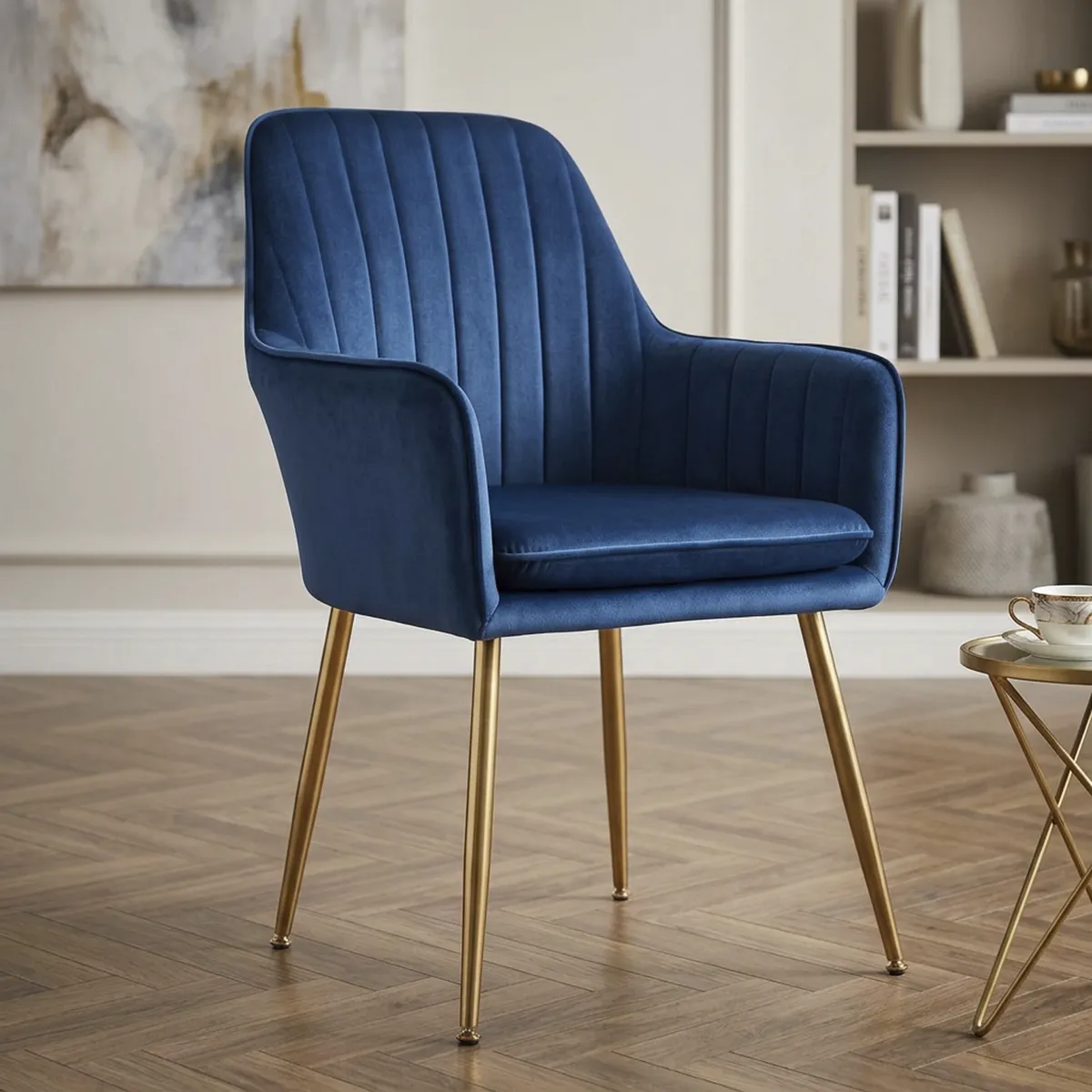 Silla Jaca Azul 85x58x58 cm, marca JUST HOME COLLECTION - Foto Principal