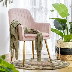 JUST HOME COLLECTION - Silla Jaca Rosado 85x58x58 cm