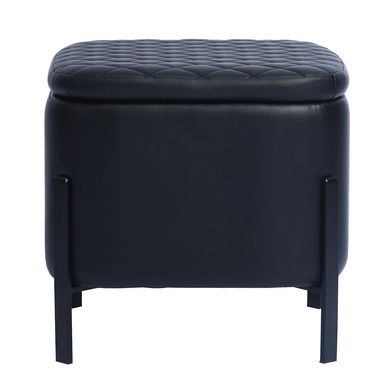 Pouff 48x48x47 cm negro.