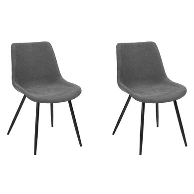 Set de 2 sillas gris