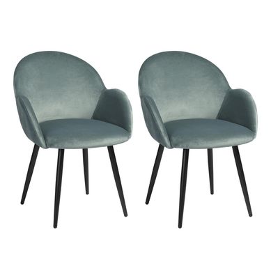 Set de 2 sillas Gris