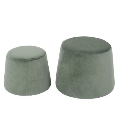Set x 2 pouff catus Verde.