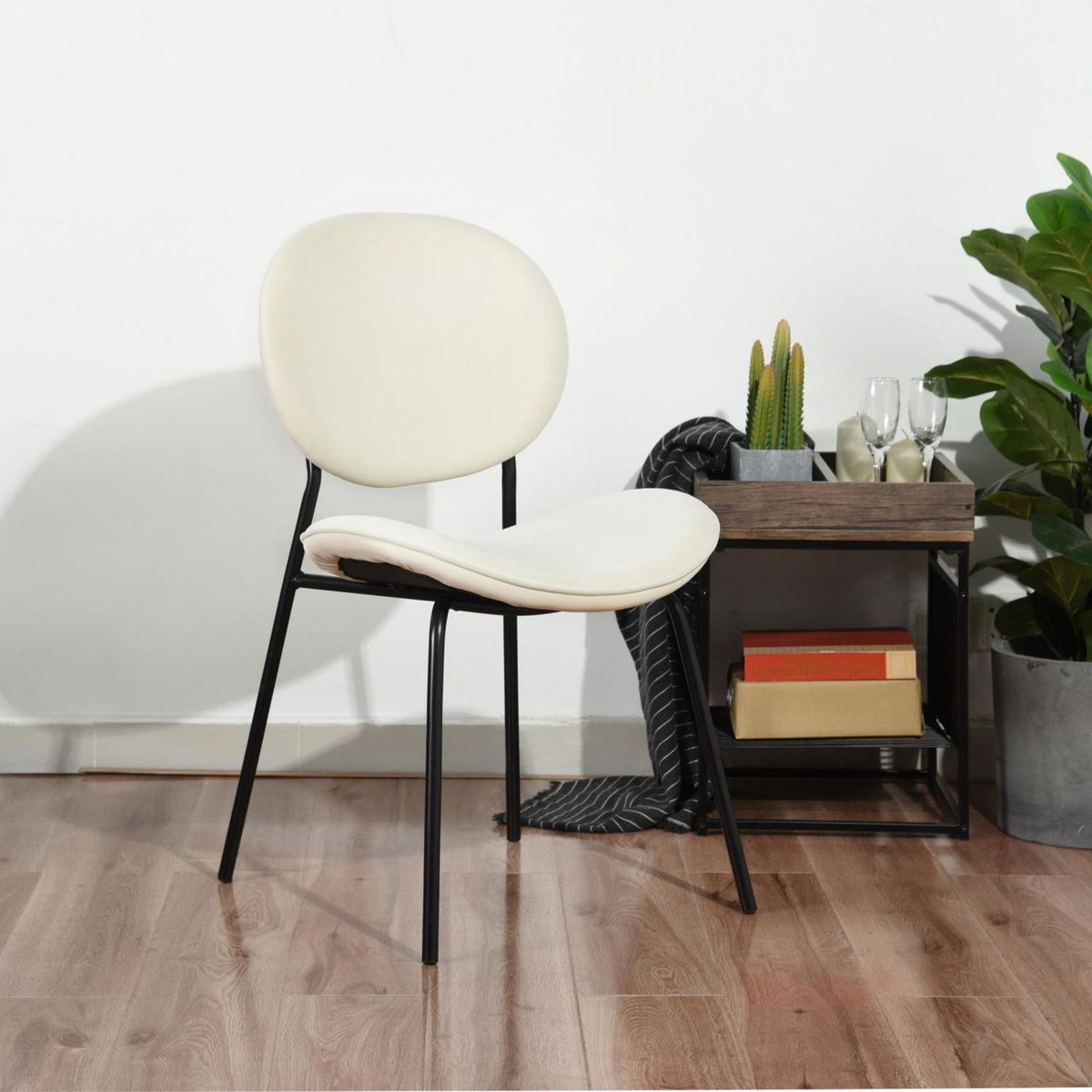 GENERICO - Set 4 Sillas Darida Beige 55x54x86 cm