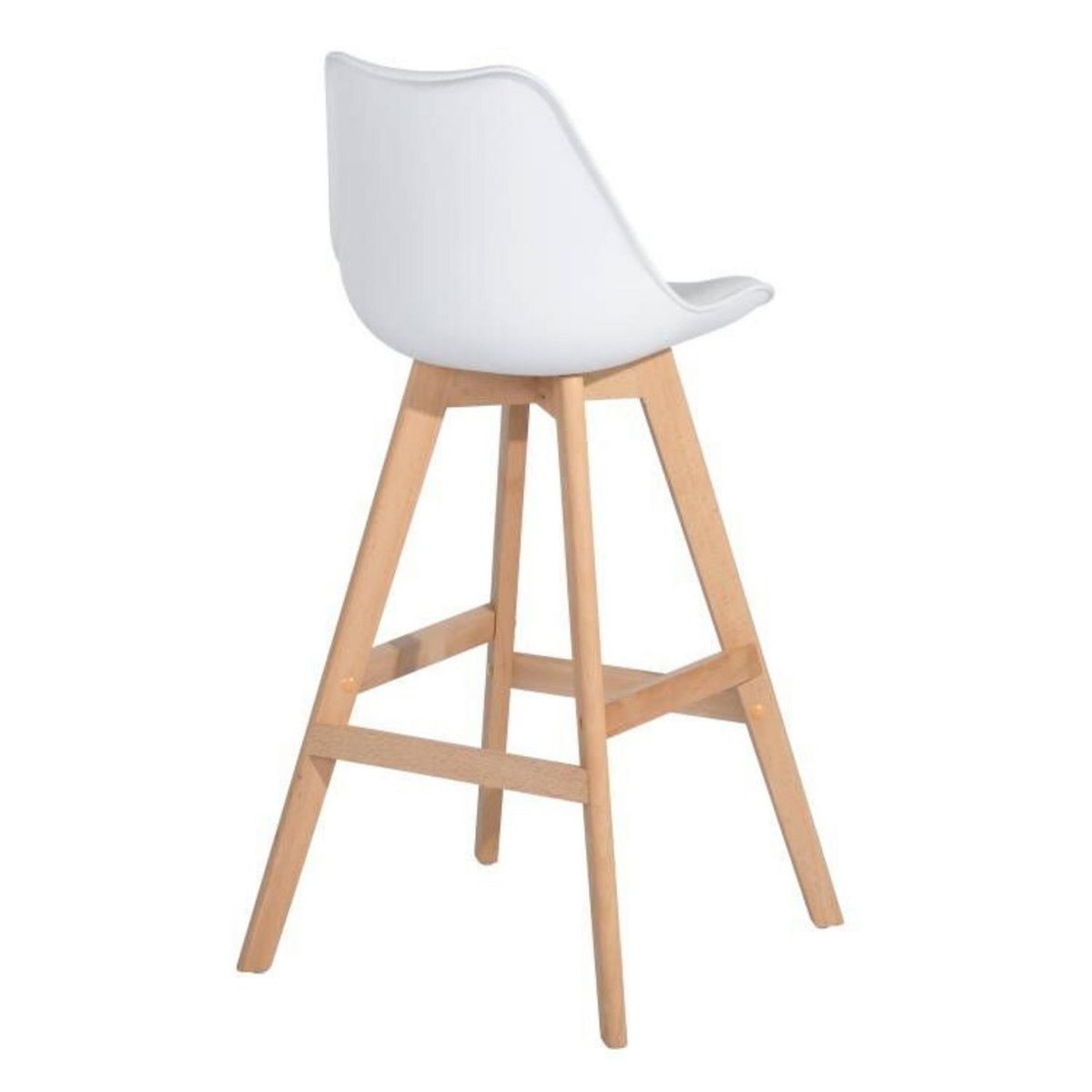 GENERICO - Set de 2 sillas blancas