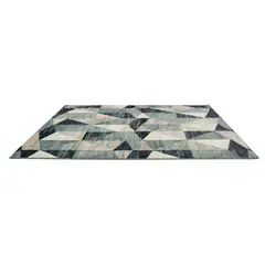 JUST HOME COLLECTION - Alfombra Satchi 160x235 cm Polipropileno Azul