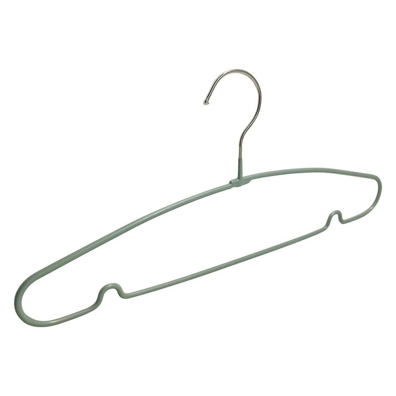 JUST HOME COLLECTION - Set 10 Colgadores de ropa Metal Menta