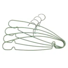 JUST HOME COLLECTION - Set 10 Colgadores de ropa Metal Menta