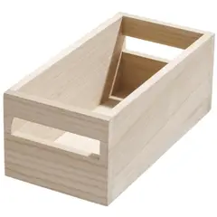 IDESIGN - Caja Madera 25.4x12.7x10.8 cm 0.2 l Natural