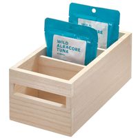 Caja Madera 25x12.7x10 cm 0.3 l Natural