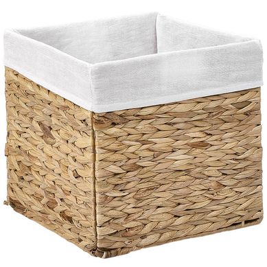 Canasto fibra natural 30x30x30 cm