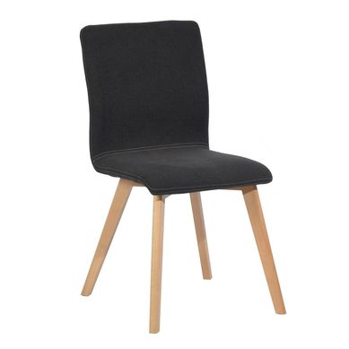 Silla negra 55x45x93 cm