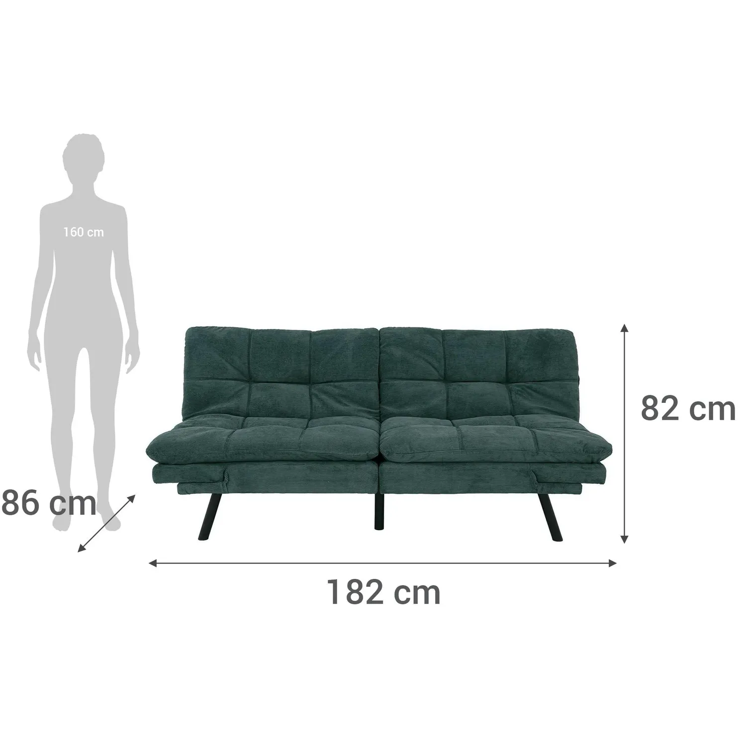 Futón 182x86x82 cm | Sodimac - Falabella