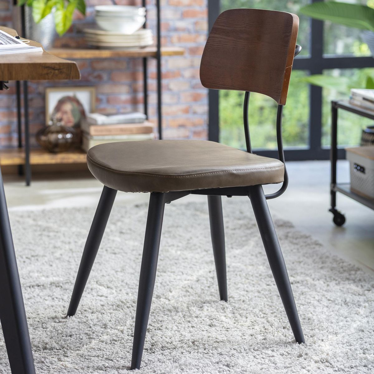 HOMY - Silla Barnaby Verde 85x54x49 cm