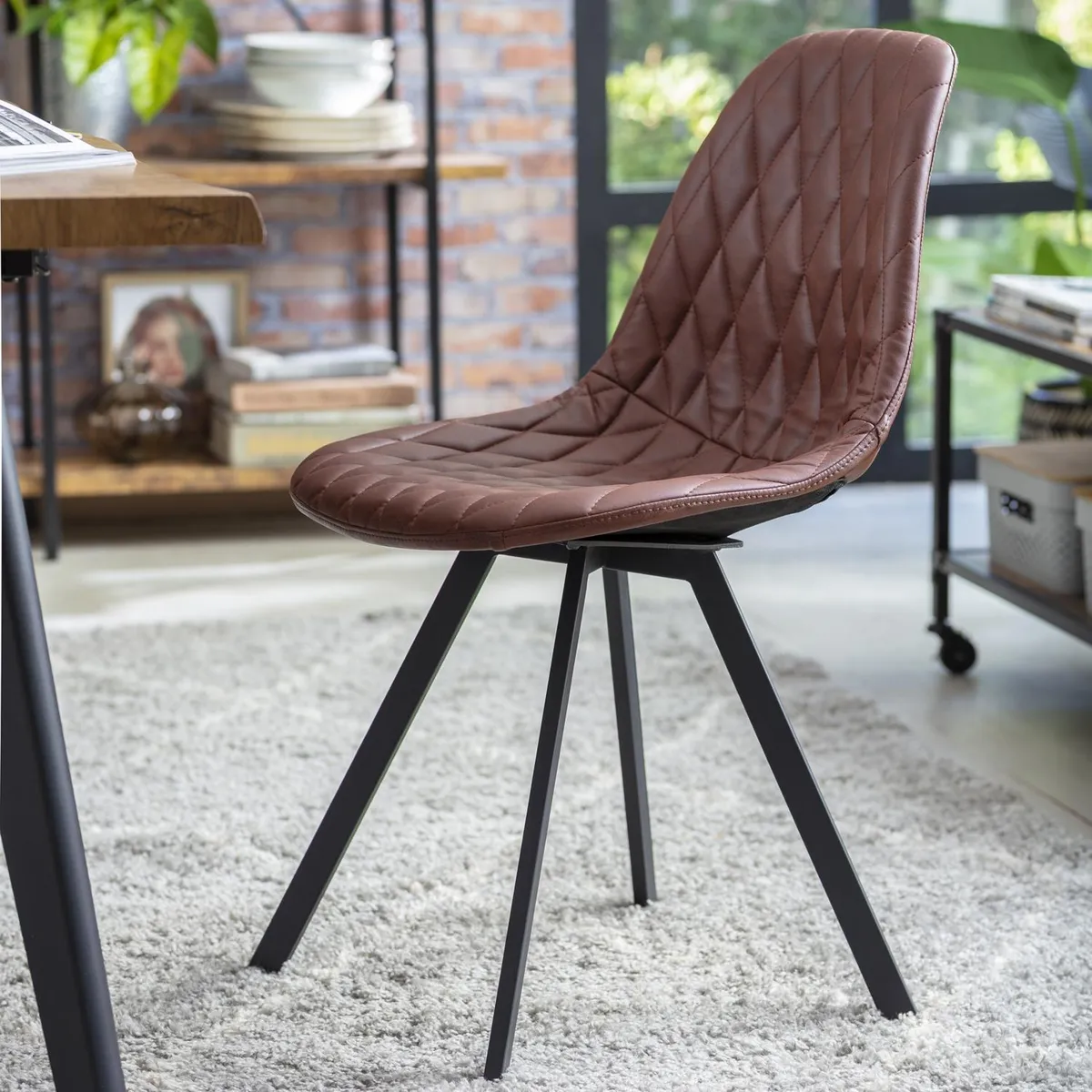 HOMY - Silla Rex Rojo 84x47x54 cm