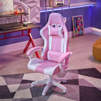 Silla Gamer 7126H-PKWH Rosado