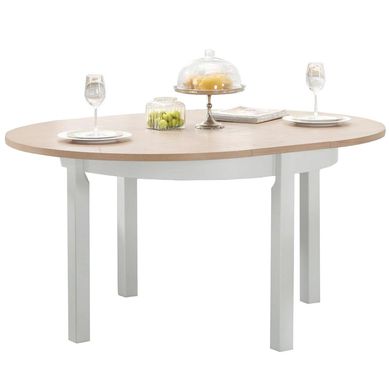 Mesa de comedor extensible.