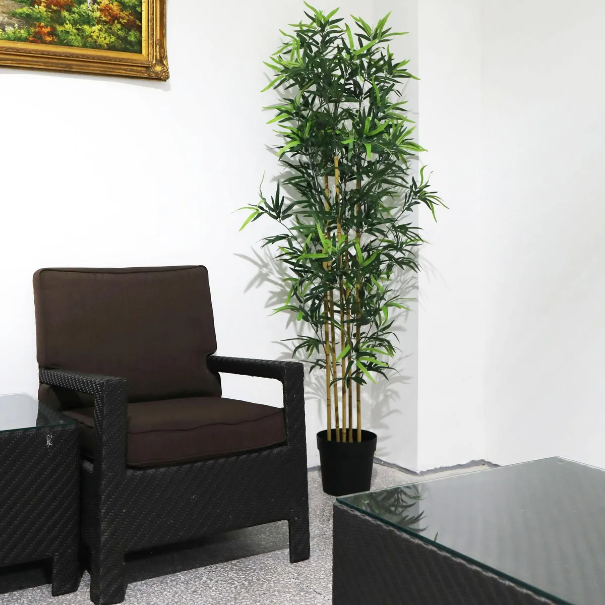 JUST HOME COLLECTION - Planta Artificial Bamboo 180 cm Verde