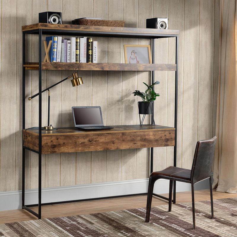 JUST HOME COLLECTION - Escritorio repisas L