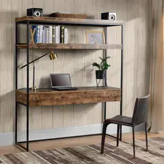 JUST HOME COLLECTION - Escritorio repisas L