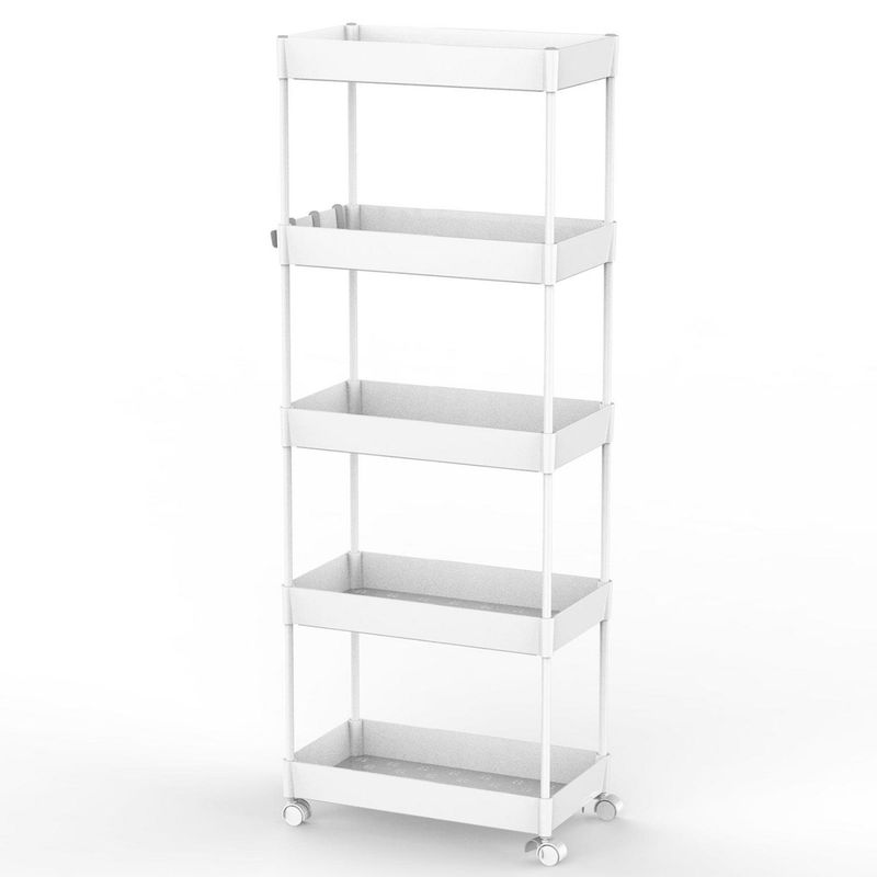JUST HOME COLLECTION - Carro Organizador 22x110.5x40 cm Blanco