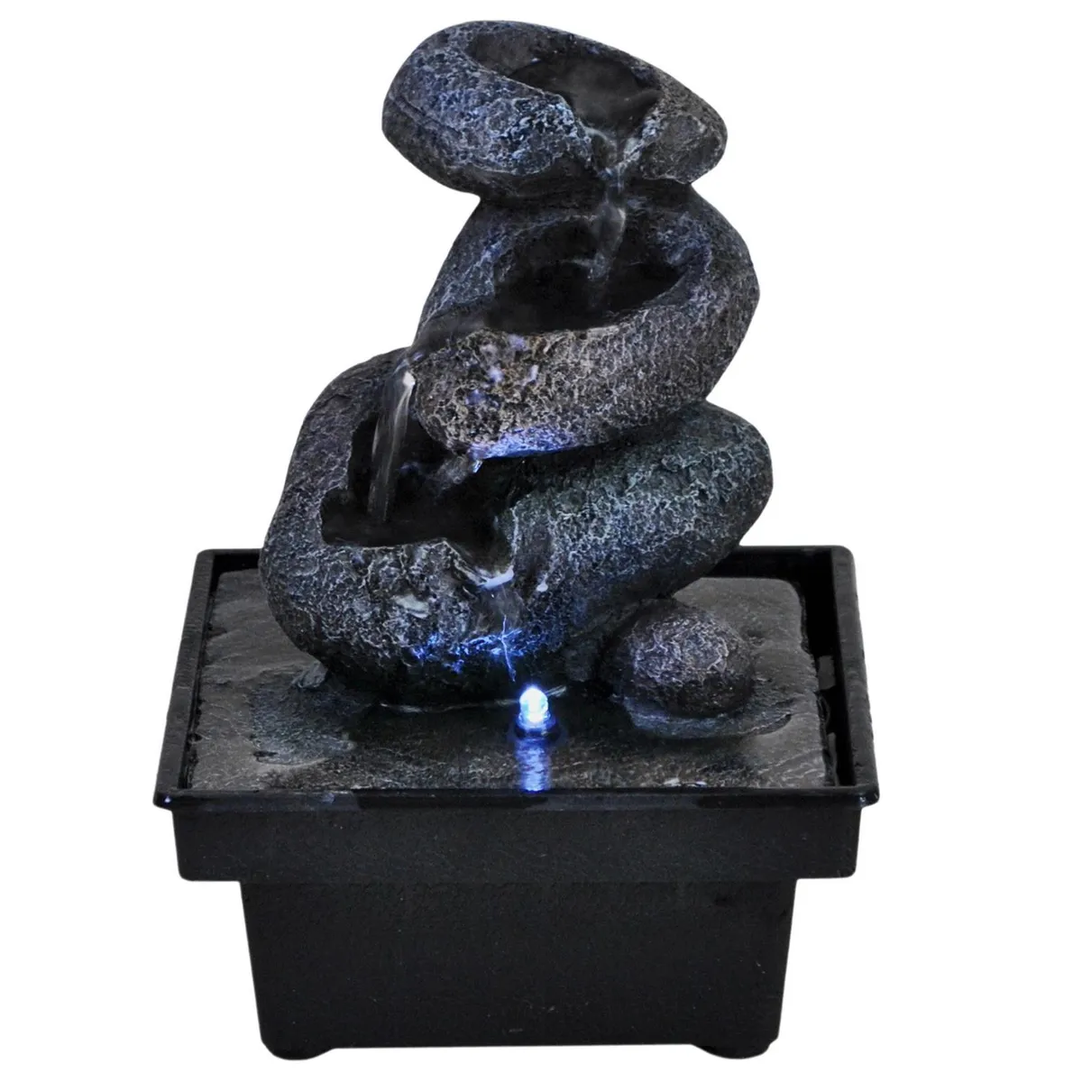 JUST HOME COLLECTION - Fuente de agua a pilas Lagos 18,5 cm