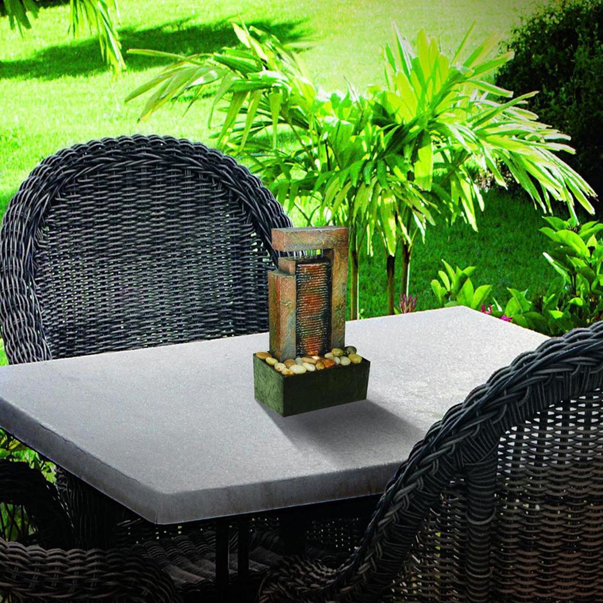 JUST HOME COLLECTION - Fuente de agua a pilas Sines 18,5 cm