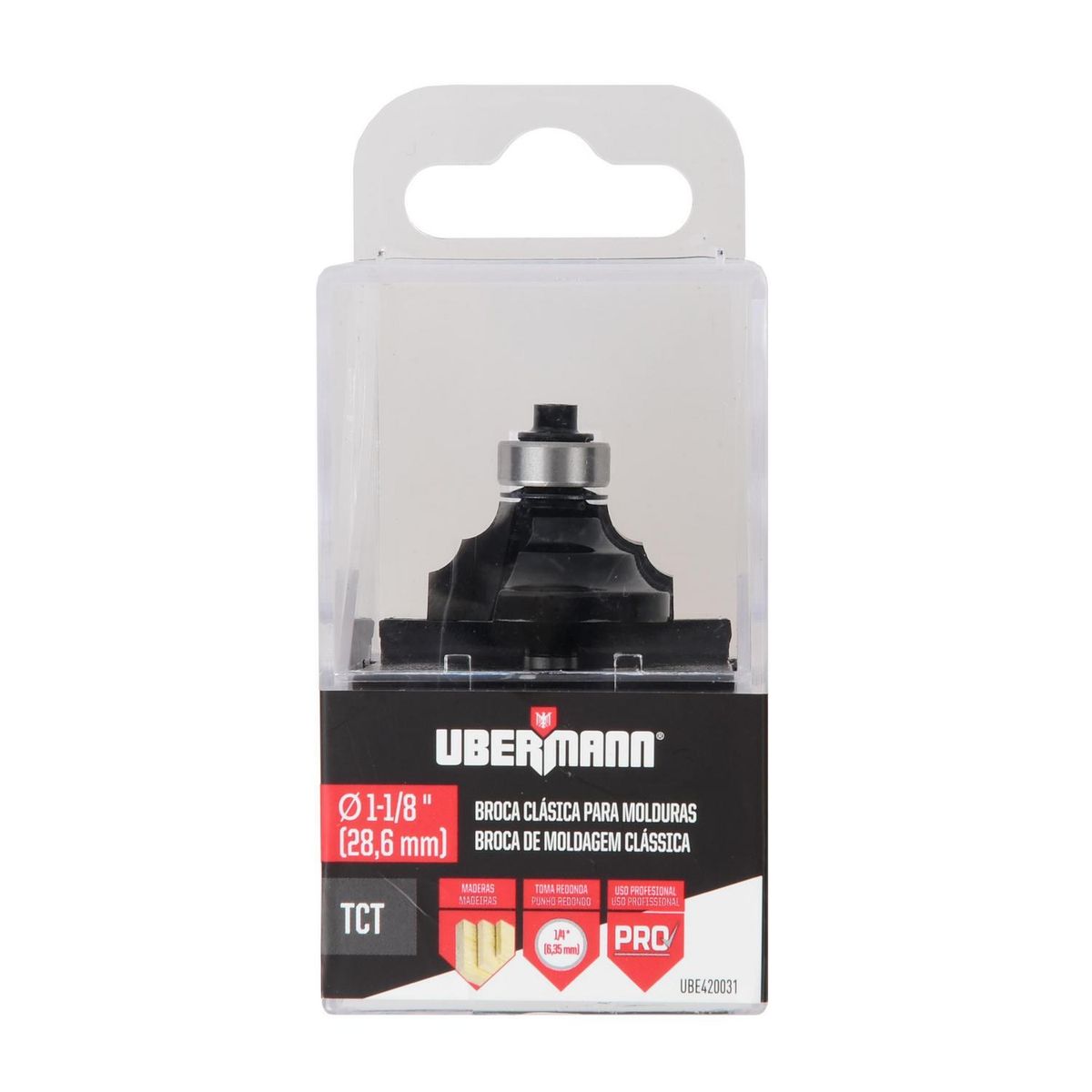 UBERMANN - Fresa roma 1-1/8x1/2x55.5mm